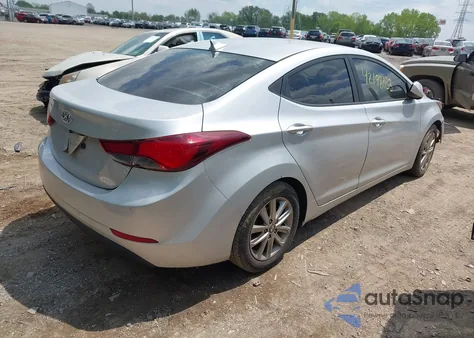 2015 Hyundai Elantra Se z USA, uszkodzony, nr VIN 5NPDH4AE4FH551734